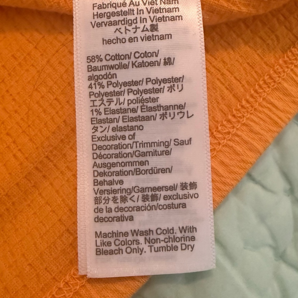 J Crew Women Long Sleeve Ruffle Neck Top Shirt Size XLarge Marigold - Picture 5 of 5
